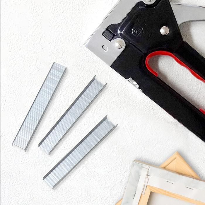 

WOLD - Kenmaster Stapler Gun Besi 4-14MM Plus Isi Stapler 8mm 1 Box - BUND-0136