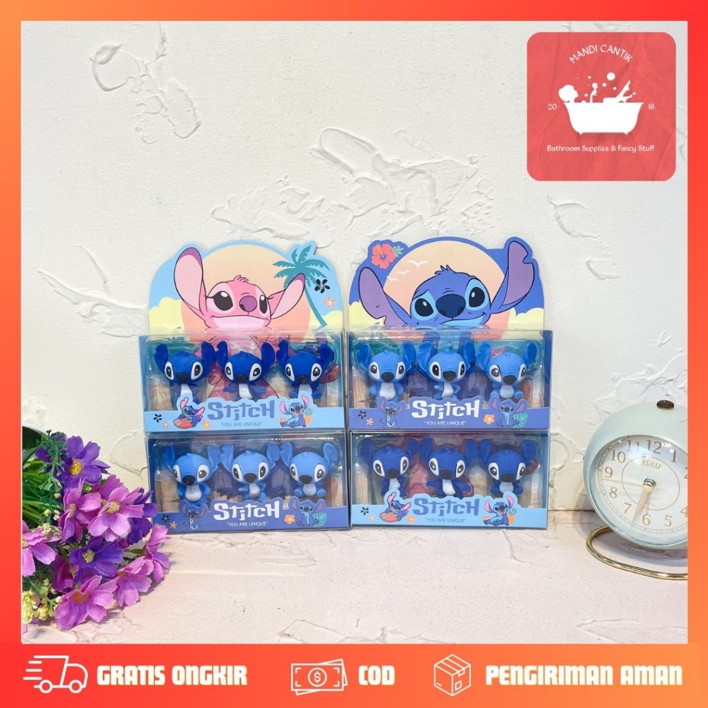 

UM1 Penghapus miniatur bentuk Stitch 1 SET ISI 3 PCS ER-1537 / Mainan penghapus bentuk stitch