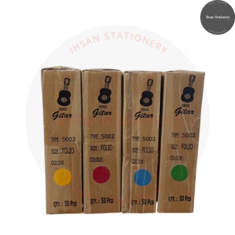 

Stop Map/Map Kertas Gitar/Roda 5002 (1 Pack)