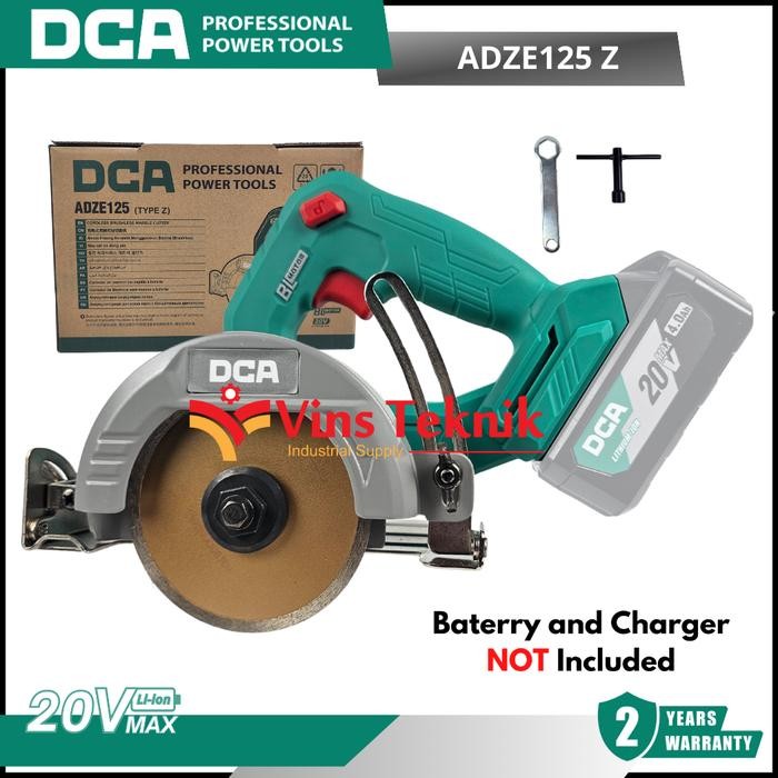 Mesin Potong Keramik Cordless Marble Cutter ( Unit Only ) DCA ADZE125