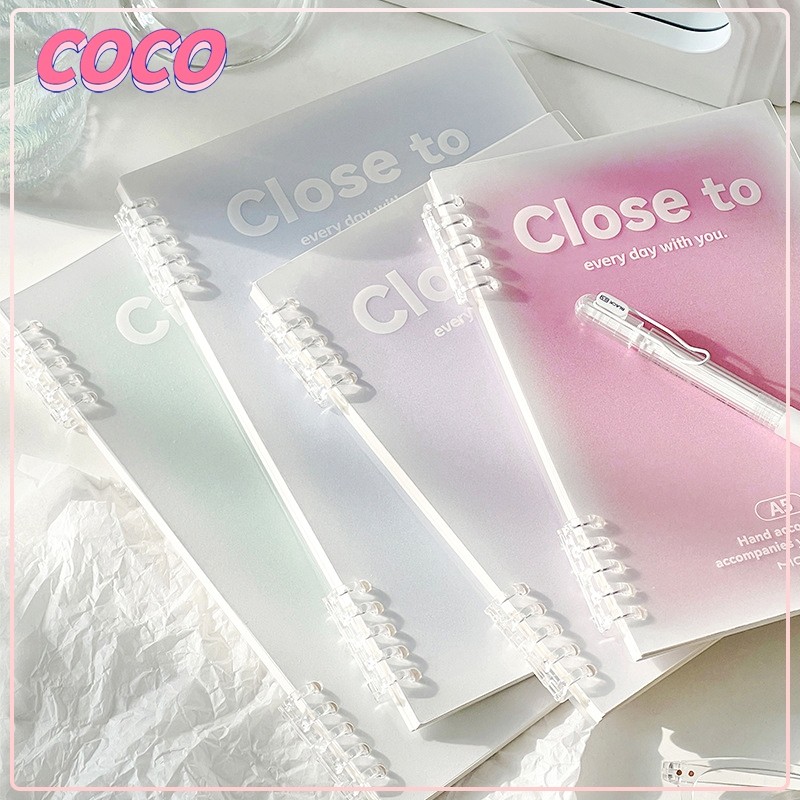 

UM1 Notebook Aesthetic/Binder Buku Diary Kuliah Aesthetic A5/B5/Buku Tulis Sekolah/Buku Catatan Daun