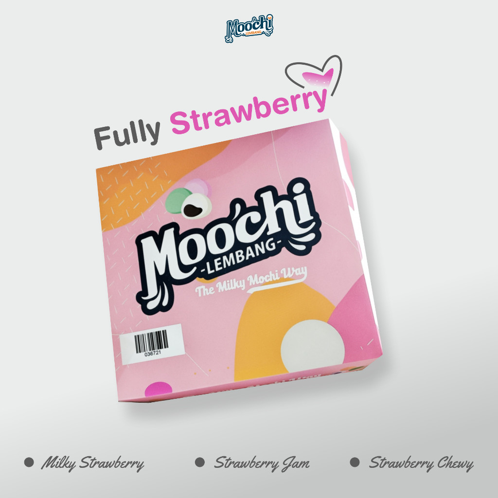 

Dapur Joglo Mochi Strawberry Lembang Jajanan Khas Lembang Bandung Oleh-Oleh - Cemilan - Makanan