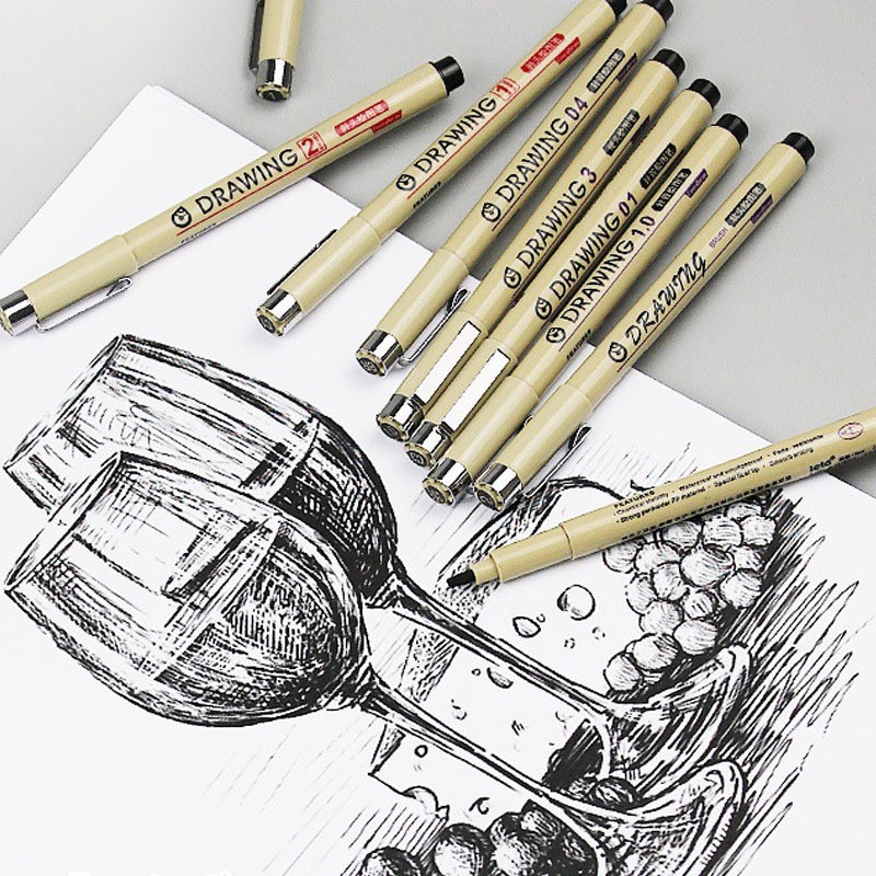 

UM1 Brush Pen Soft Tip - Art Markers Hard Tip/soft tip marker for art drawing