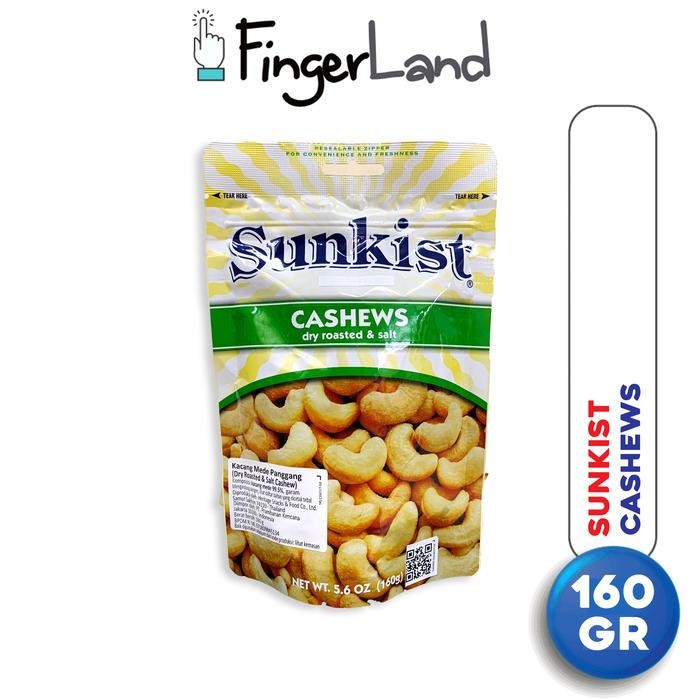 

EatFr3sh- SUNKIST Dry Roasted & Salt Cashew 160 gram Kacang Mede Asin