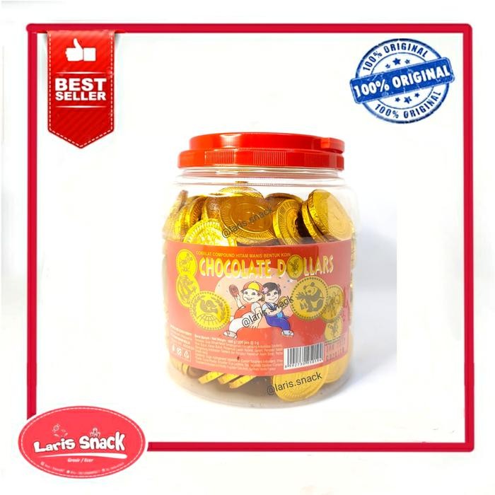 

EatFr3sh- Coklat Koin Emas Dollar Chocolate Dollar 600gr 200pcs