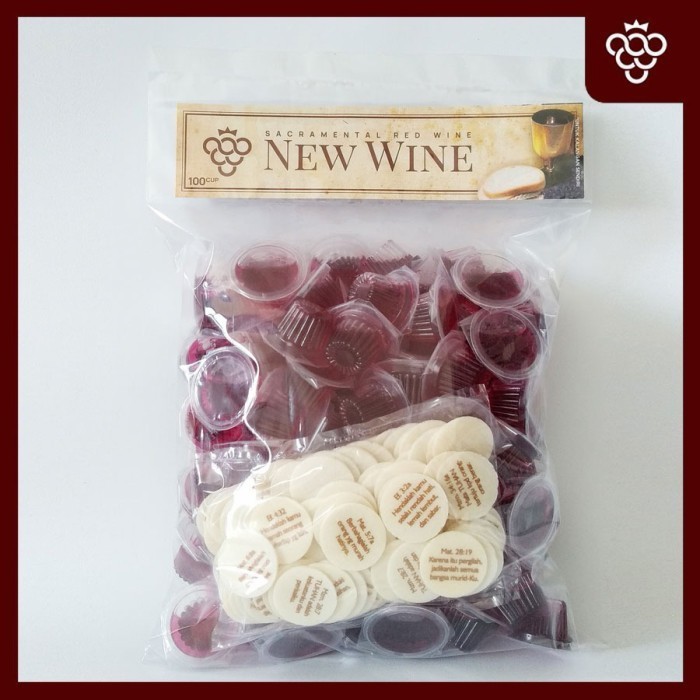 

EatFr3sh- Anggur Perjamuan Kudus Cup + Hosti Ayat Kecil isi 100 pcs