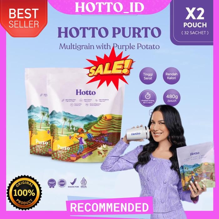 

EatFr3sh- FLASH SALE!!! Hotto Purto 2 Pouch (32 sachet) Multigrain