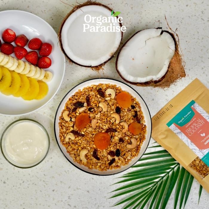 

EatFr3sh- Granola Tropical Coconut Mix 1 Kg Organic Paradise