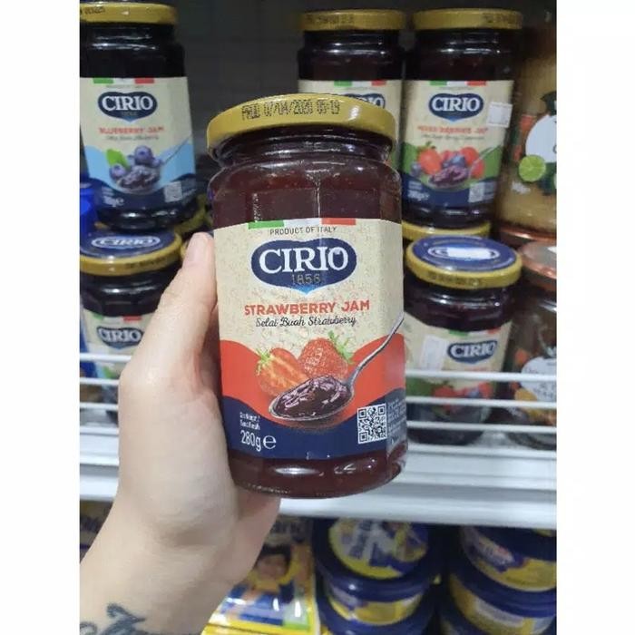 

EatFr3sh- CIRIO strawberry jam 280gr / selai stroberi
