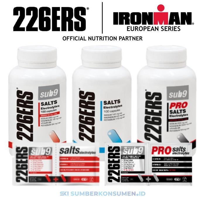 

EatFr3sh- 226ERS Salts Electrolytes SUB9 & Pro No Caffeine & Kafein / Saltstick Salt Stick