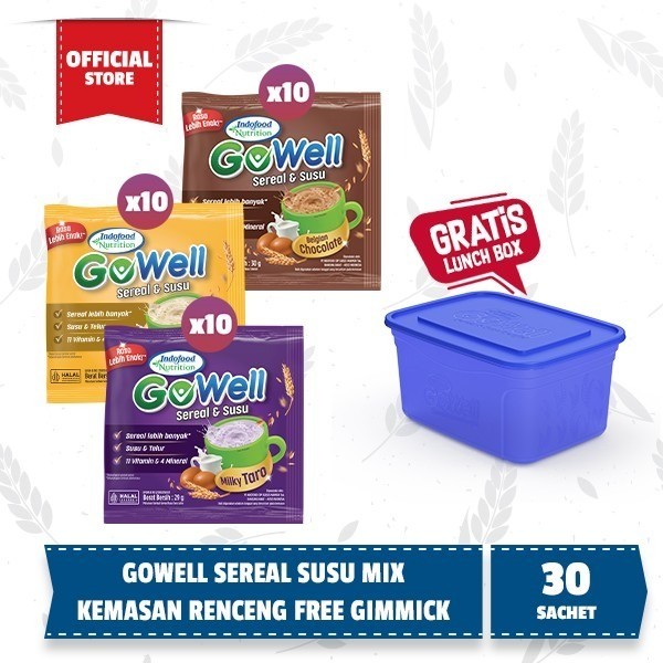 

EatFr3sh- Gowell Sereal Susu MIX Renceng Free Gimmick