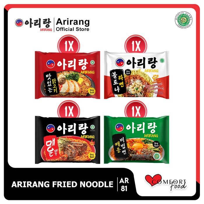 

EatFr3sh- 4 Pcs Arirang Mie Instan Goreng Mix Varian