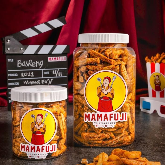 

EatFr3sh- Mama Fuji - Basreng Pedas level 10 750 Gram Cemilan Makanan