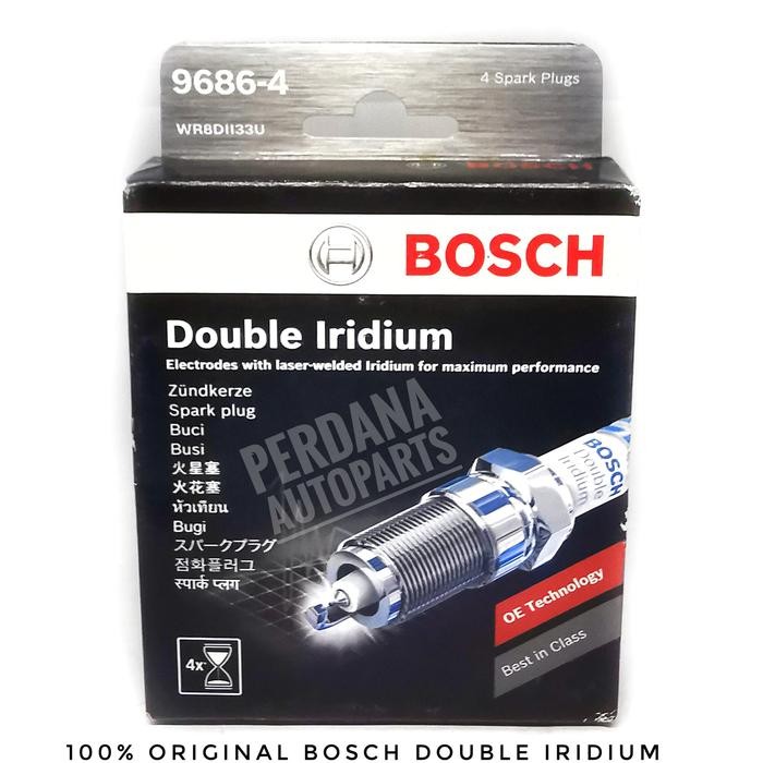 TOP BUSI TOYOTA KIJANG ASLI BOSCH DOUBLE IRIDIUM MADE IN GERMANY -