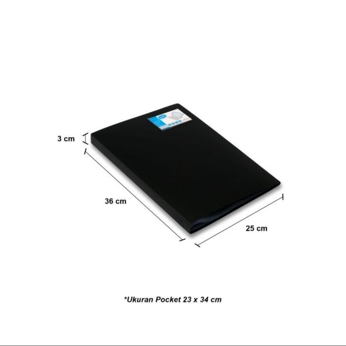 

Clear Holder F4 40 Lembar Bantex 3185 / Display Book F4 40 Lembar