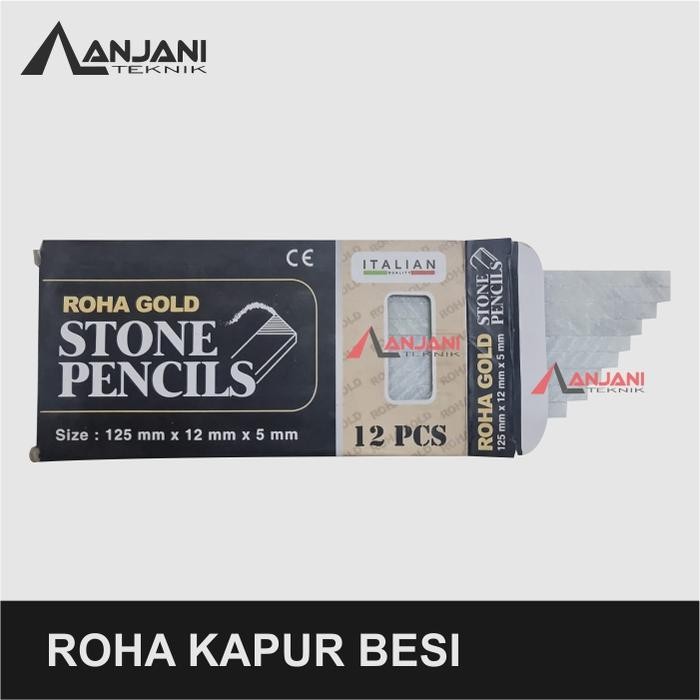 

No.OneBest- KAPUR BESI ROHA GOLD 1 Pack isi 12 pcs STONE PENCIL FERRARI FERARI ORI