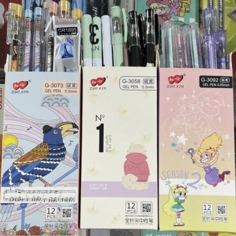 

No.OneBest- Pulpen Zhi Xin 0,5mm / Bolpoin Ballpoint / Bolpen Gel Pen 1pak-12bh