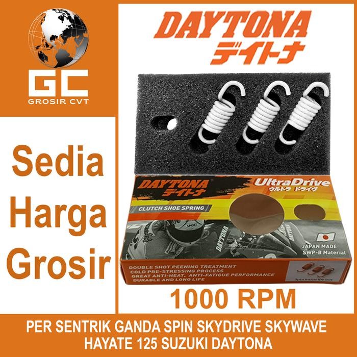 TERBARU DAYTONA PER SENTRIK KAMPAS GANDA KOPLING SUZUKI SPIN SKYWAVE SKYDRIVE HAYATE 125 1000 RPM