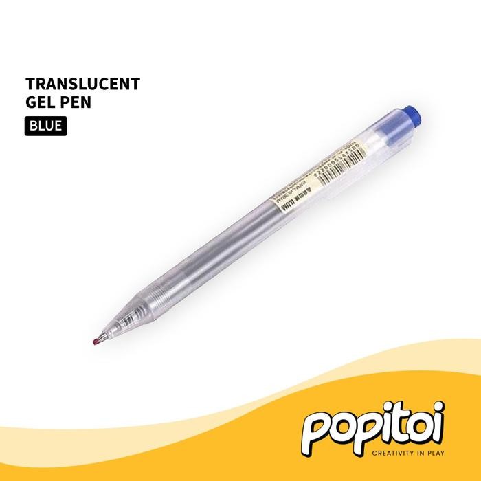 

No.OneBest- M*JI Style Translucent Gel Pen Pulpen Ballpoint 0.5 mm