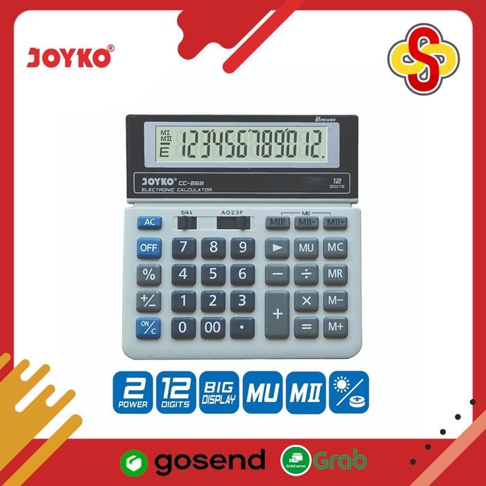 

No.OneBest- Kalkulator / Calculator Joyko CC-868 12 Digits