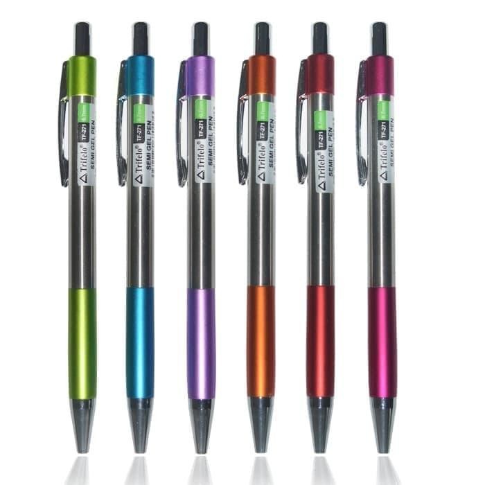 

No.OneBest- Pen Pulpen Trifelo TF-271 knock Semi Gelpen Murah