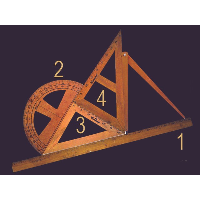 

No.OneBest- Alat peraga / penggaris kayu