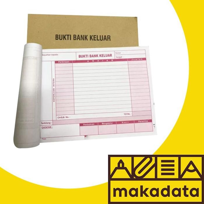 

No.OneBest- BUKTI BANK KELUAR 1/2 FOLIO 1 RANGKAP 100 LEMBAR KURNIA (1PCS) MURAH