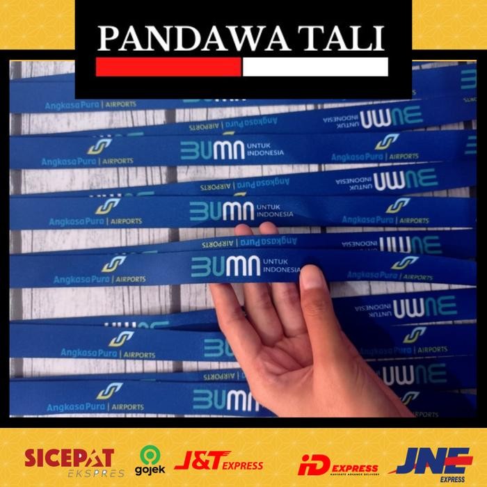 

No.OneBest- Lanyard BUMN Angkasa Pura / Lanyard Printing Pandawa Tali Surabaya