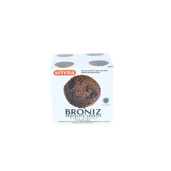 

SERENA BROWNIZ CHO CHIP BOX 80 GR