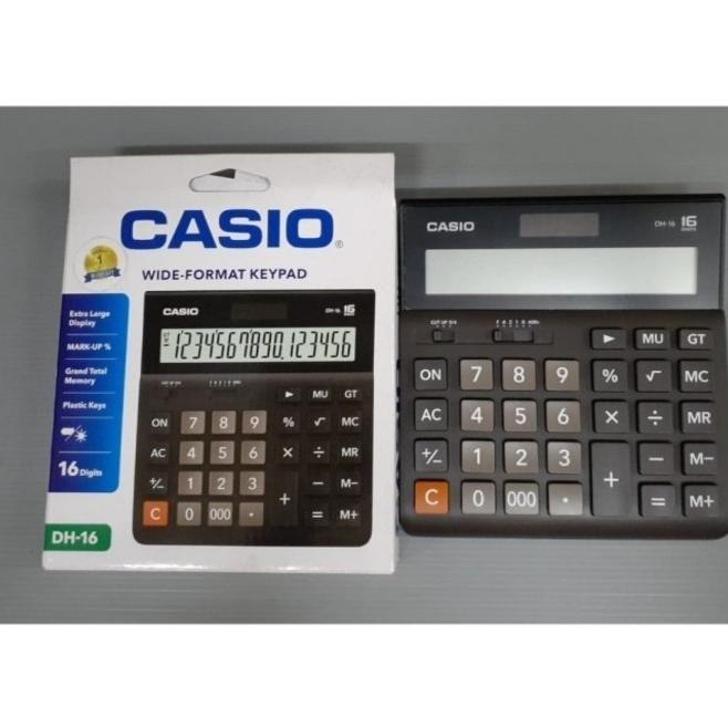 

Casio Dh 16 Kalkulator Meja 16 Digit / Kalkulator Kantor Dh 16