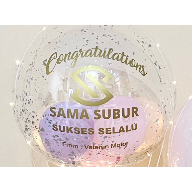 Custom Sticker Balon PVC (Tidak termasuk Balon)
