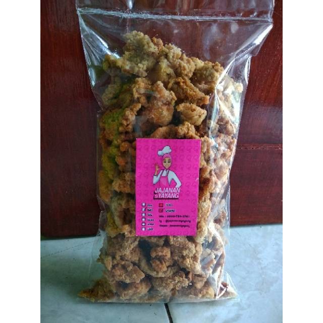 

Cemal Cemil Makyus Keripik Kulit Crispy 500Gr Kriuk Cikruh Original & Pedas Gurih Jajanan Cemilan