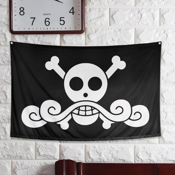 Pestakilau Nazhifa Printing - Bendera One Piece - Poster Kain Bendera One Piece, Luffy Jolly Roger