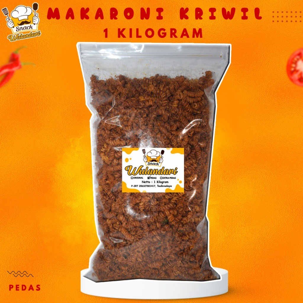 

Cemal Cemil Makyus Satu Kilo Cemilan - Satu Kilo Makaroni Bantet, Kriwil, Kerang Daun Jeruk Khas