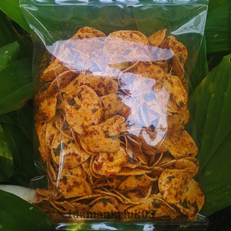 

Cemal Cemil Makyus Basreng Kriuk Daging Sapi Pedas Daunjeruk 250G/Basreng/Daunjeruk/Kriuk/