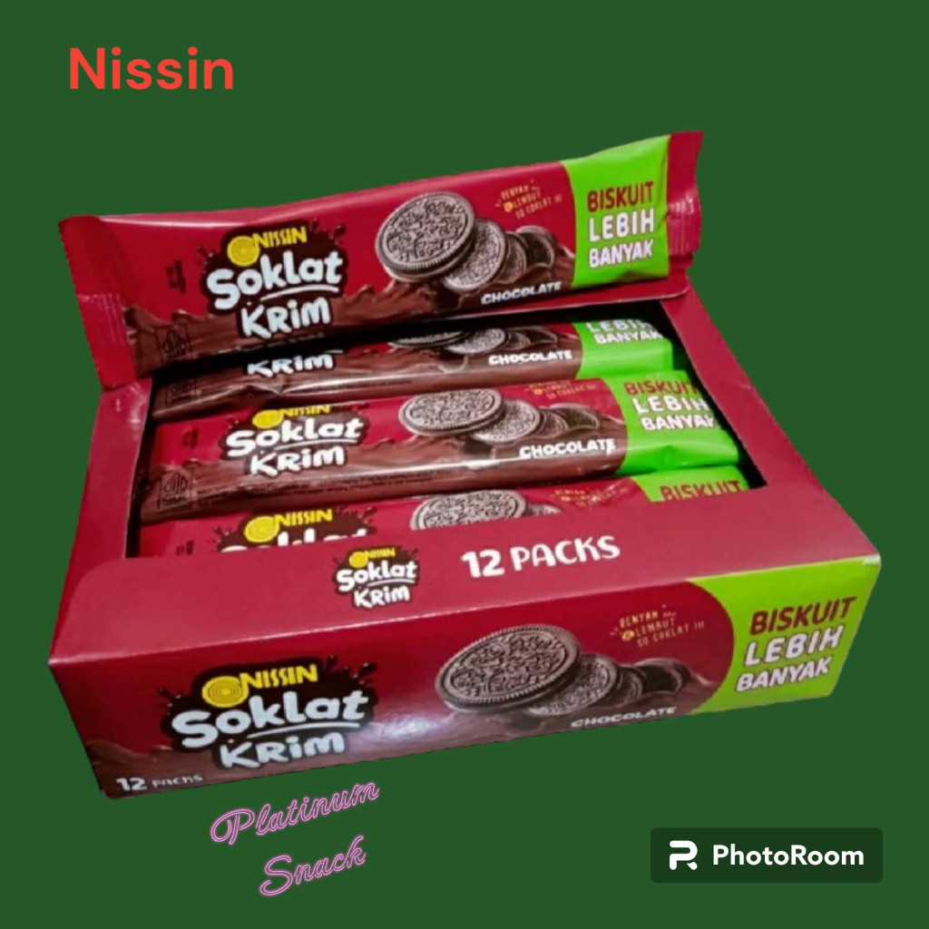 

Cemal Cemil Makyus Soklat Krim Isi 12 Packs @ 36 Gr Nissin