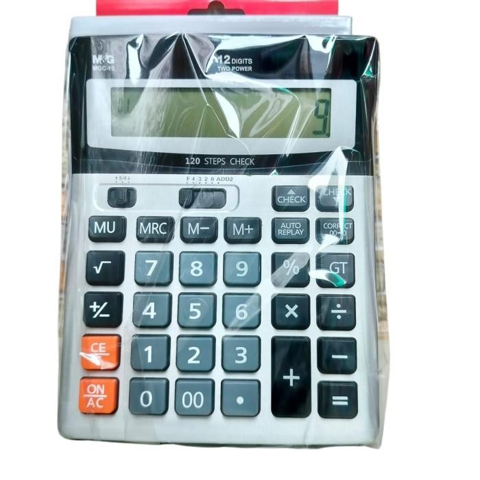 

M&G Kalkulator 12 Digits/Mgc-10/120 Steps Check & Correct Calculator