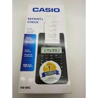 

Casio Hr-8Tm - Print Kalkulator