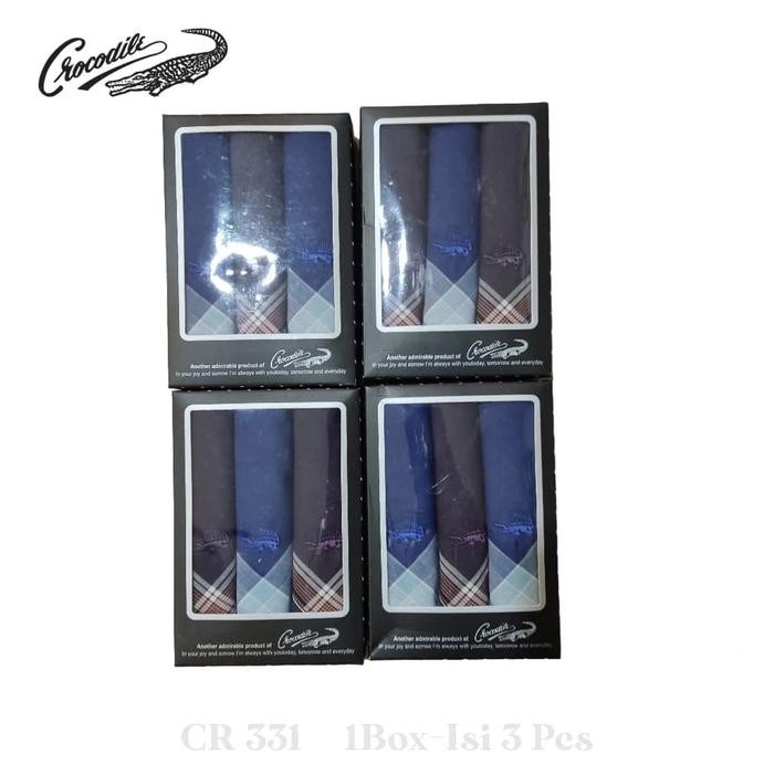 SAPU TANGAN PRIA CROCODILE 3 IN 1