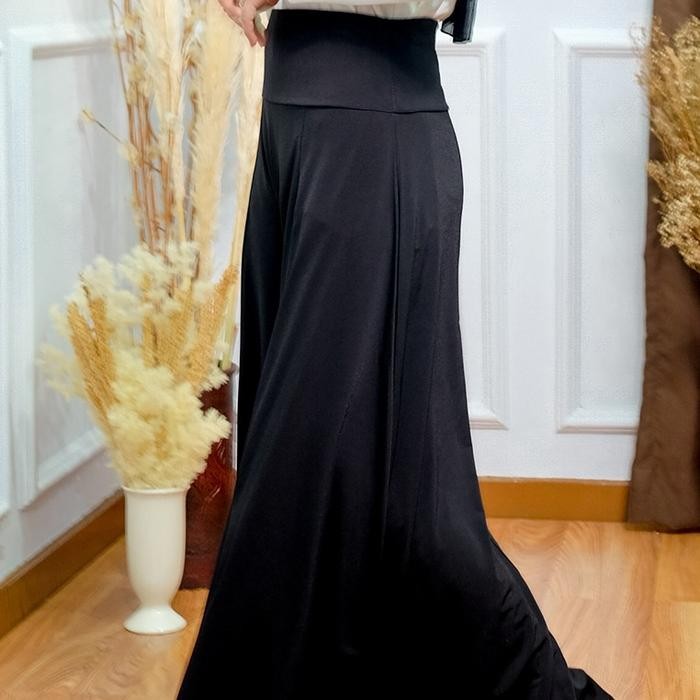 JV HASANAH CULOTTES JERSEY PANTS - CELANA KULOT JUMBO PINGGANG FULL KARET CELANAKULOT