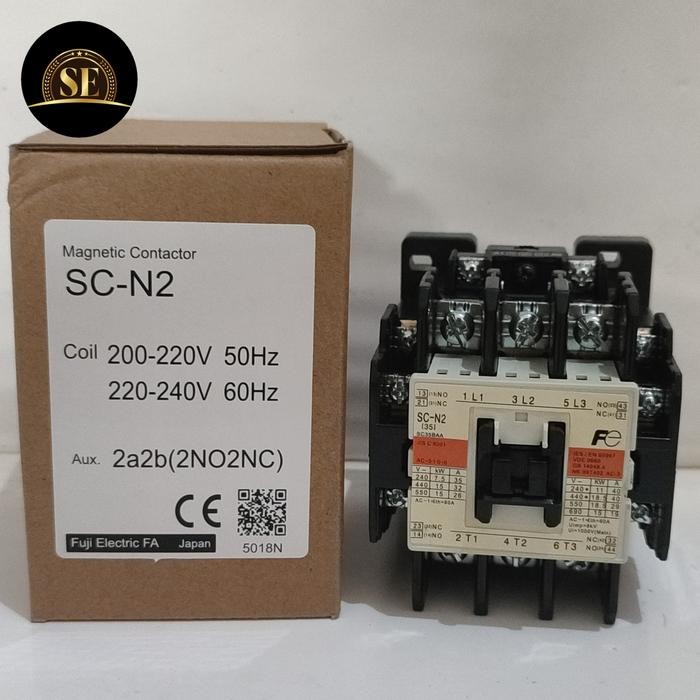 Magnetic Contactor Fuji Sc-N2 Kontaktor Fuji Scn2 Scn-2