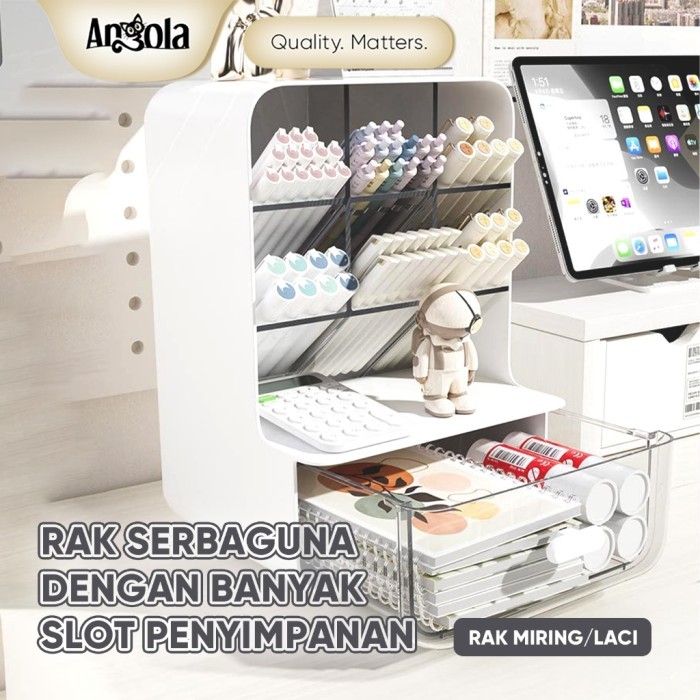 

Angola Tempat Pensil Meja C35 Rak Pulpen Alat Kantor / Rak Alat Tulis #Gratisongkir