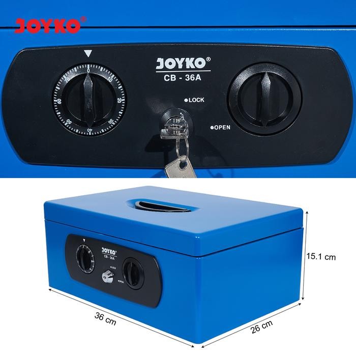 

Cash Box Kotak Uang Kotak Kas Joyko Cb-36A #Gratisongkir