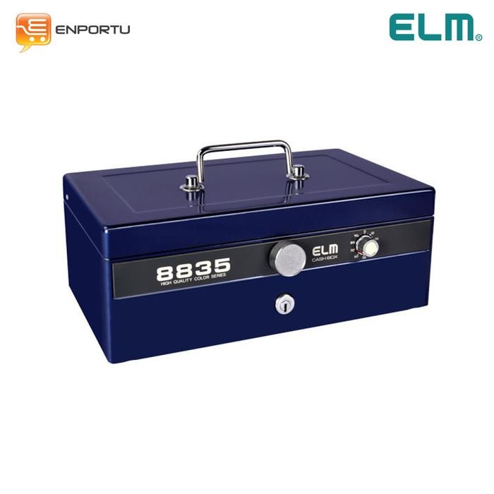 

Elm Cash Box Brankas Mini 8835 Warna Blue/ Mini Safety Box Dengan Kunci Pengaman #Gratisongkir