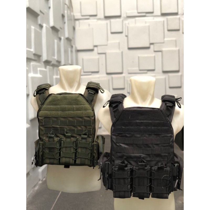 Rompi Bodyvest Pelepas Cepat Black Mamba Tactical Hijau Army