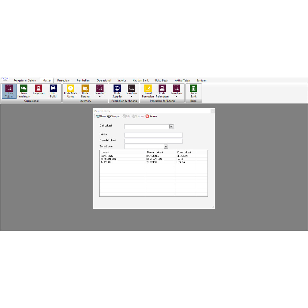 Software aplikasi management Ekspedisi Cargo