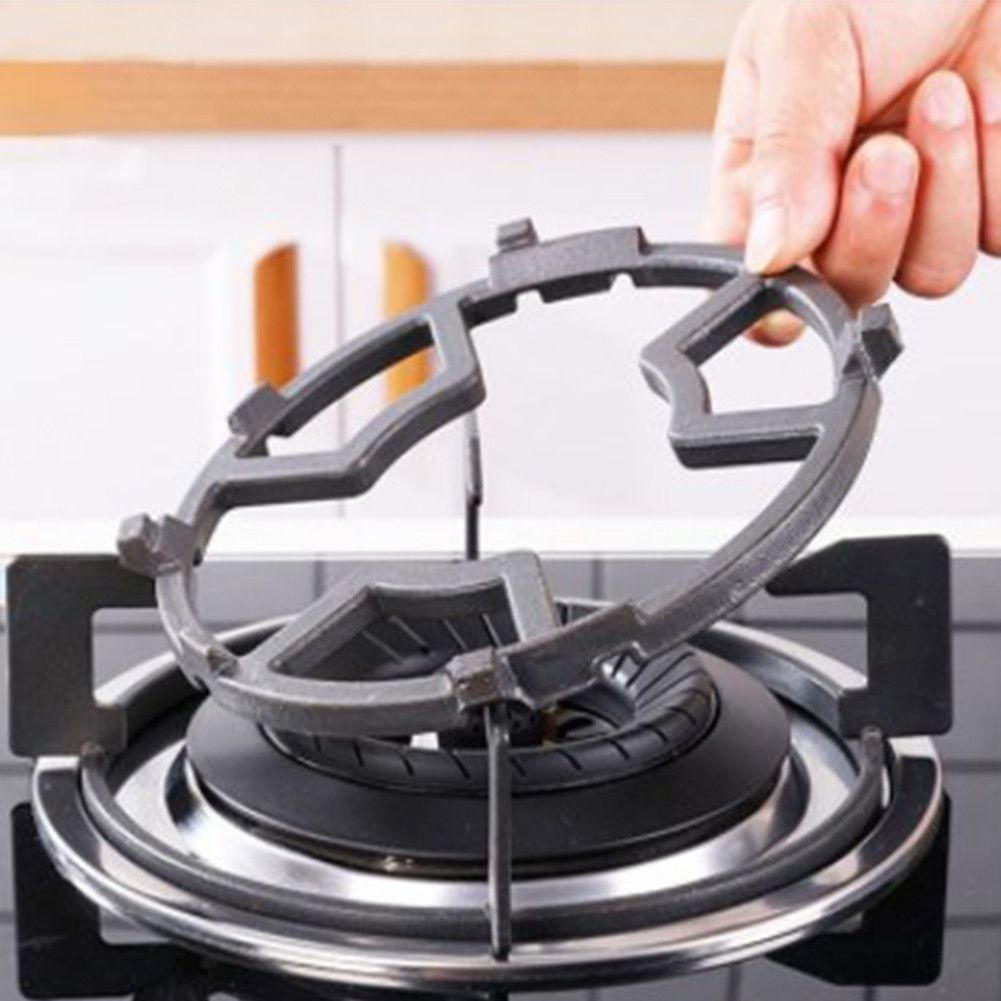 Non Slip Milk Pot Holder 8 Slots Universal Wok Support Ring Bracket Gas Stove Accessories for 4 Claw