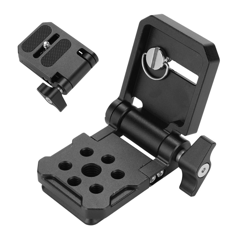 Upgrade Folding Camera L Bracket Vertical Horizontal Switching Quick Release Plate for Canon Nikon S