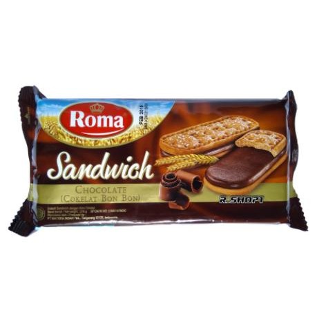 

Roma Sandwich coklat [216gr/42pcs/1 karton]