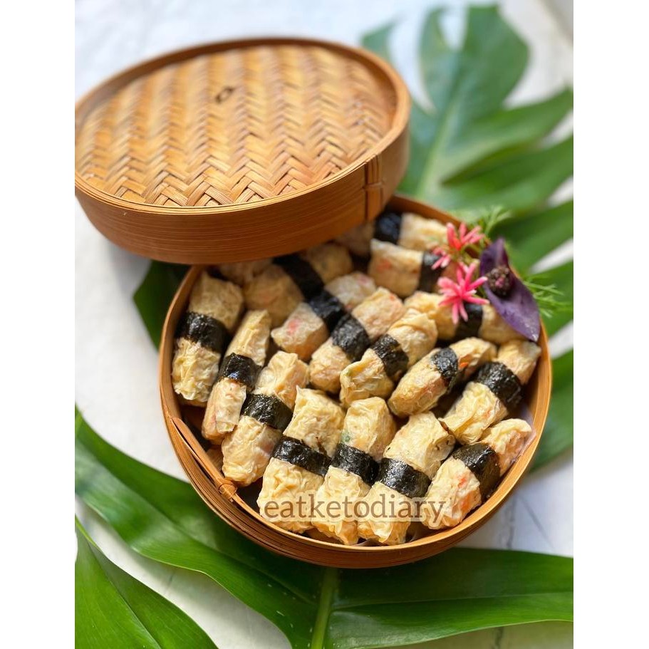 

Lumpia Ayam Keto DEBM Gluten Free Halal Dimsum Frozen EatKetoDiary